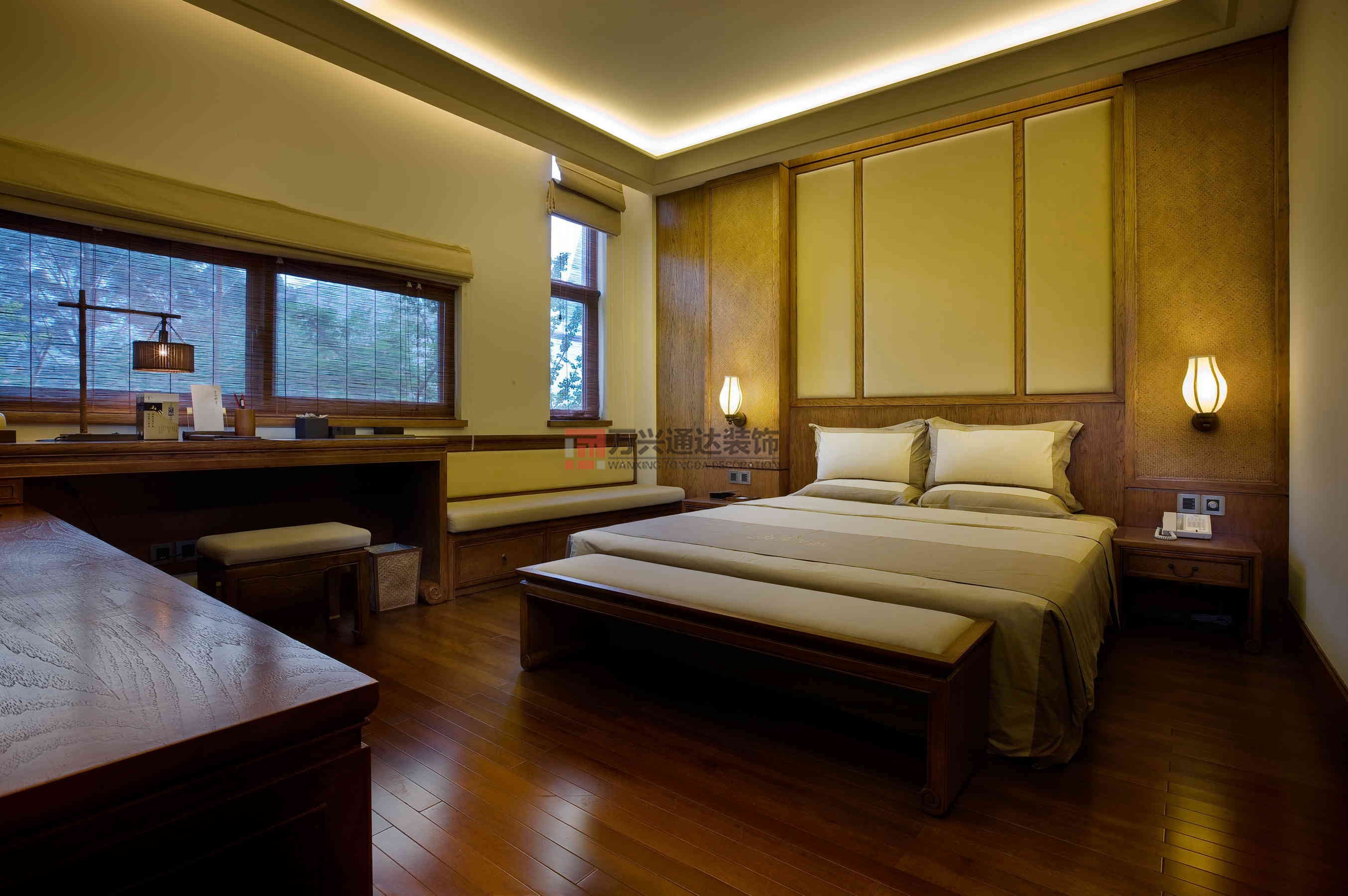 北京万兴通达办公装修项目-无锡灵山精舍酒店装修案例效果图