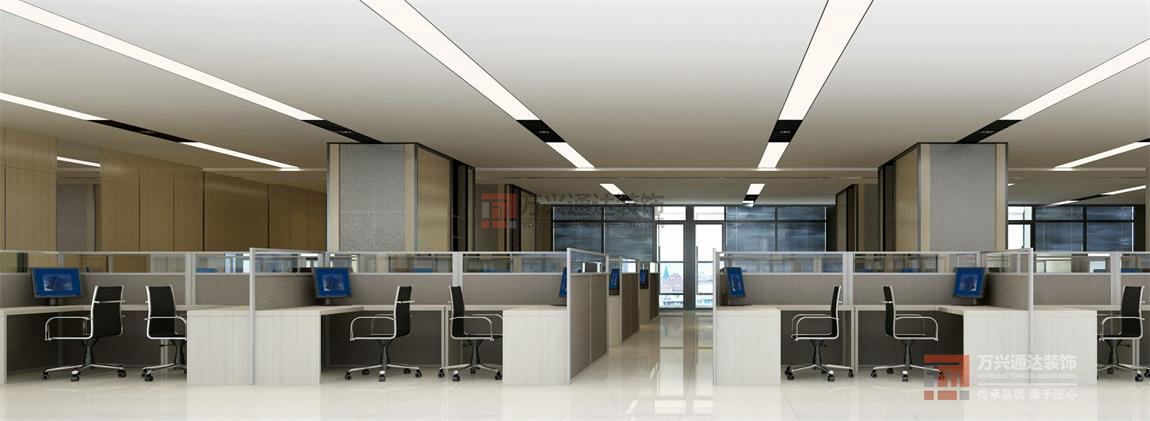 北京万兴通达办公装修项目-民发集团装修效果图