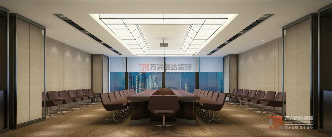 北京万兴通达办公装修项目-民发集团装修效果图