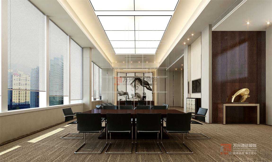 北京万兴通达办公装修项目-民发集团装修效果图