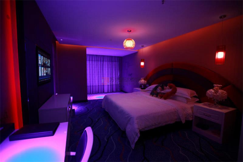 北京万兴通达办公装修项目-滨俐主题酒店装修案例效果图