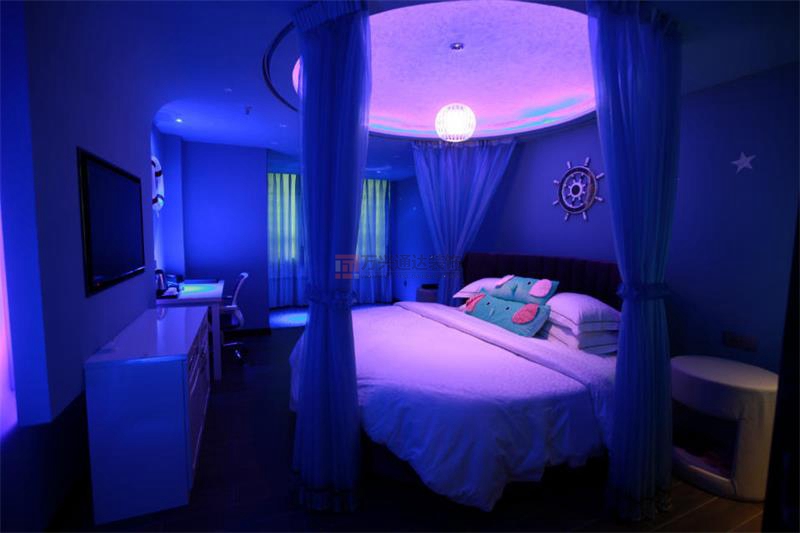 北京万兴通达办公装修项目-滨俐主题酒店装修案例效果图