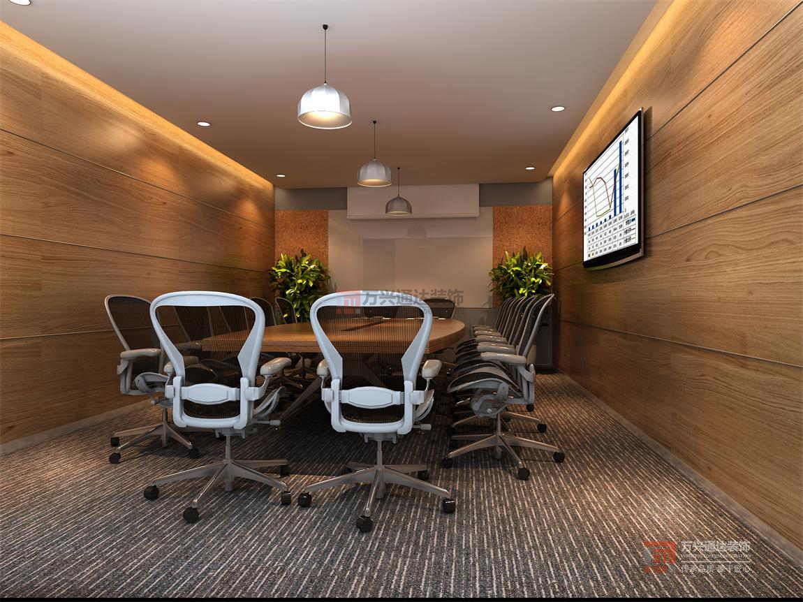 北京万兴通达办公装修项目-北京伟伯康科技发展有限公司装修效果图