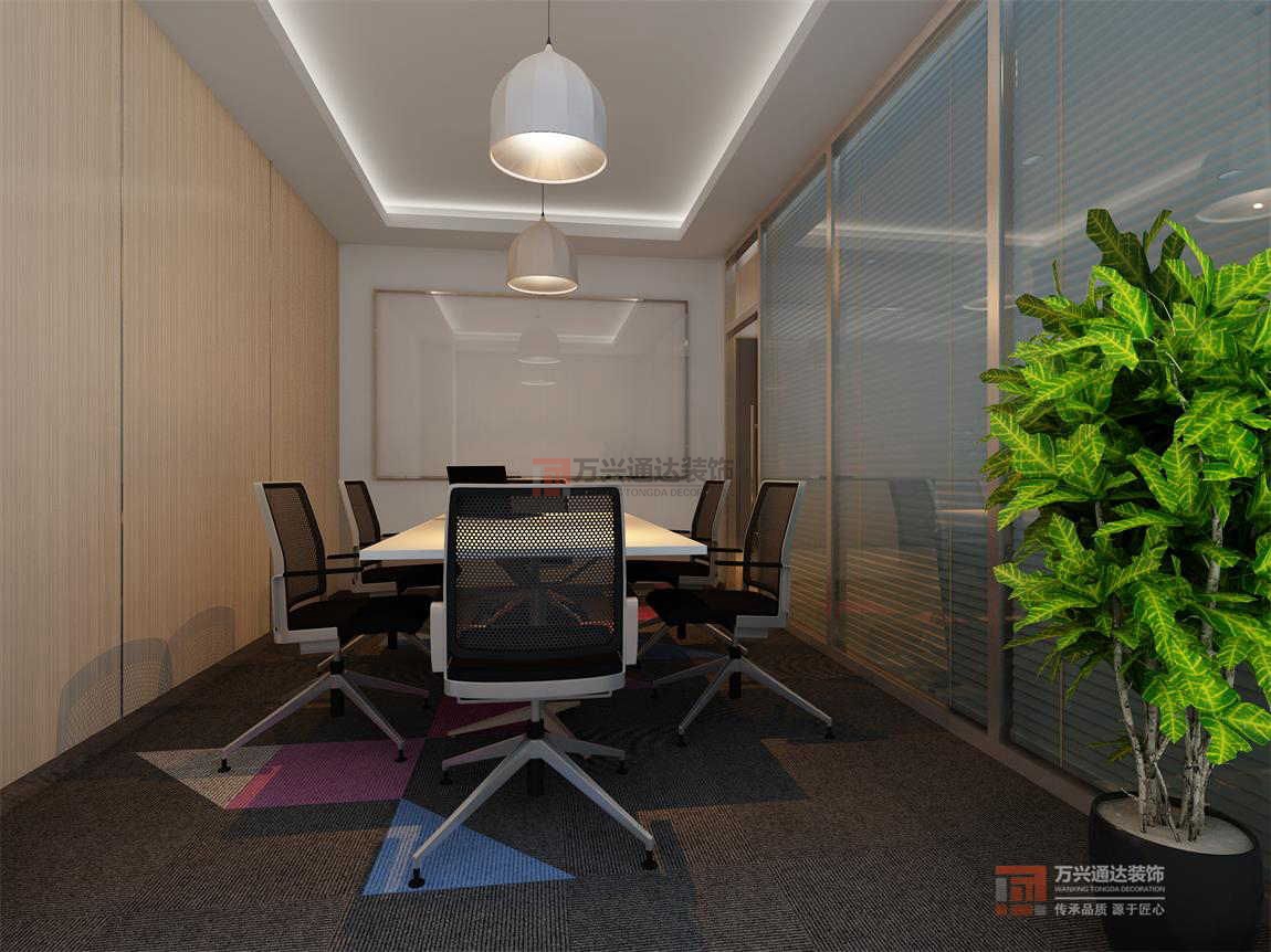 北京万兴通达办公装修项目-北京伟伯康科技发展有限公司装修效果图