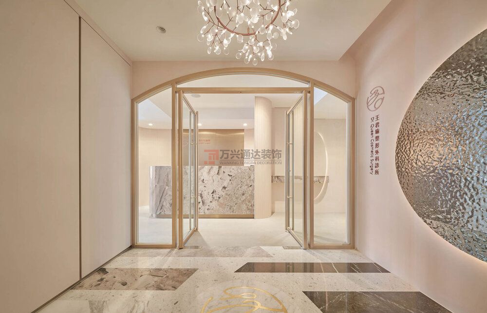 北京万兴通达办公装修项目-王君瑜医美诊所美容院装修效果图装修效果图