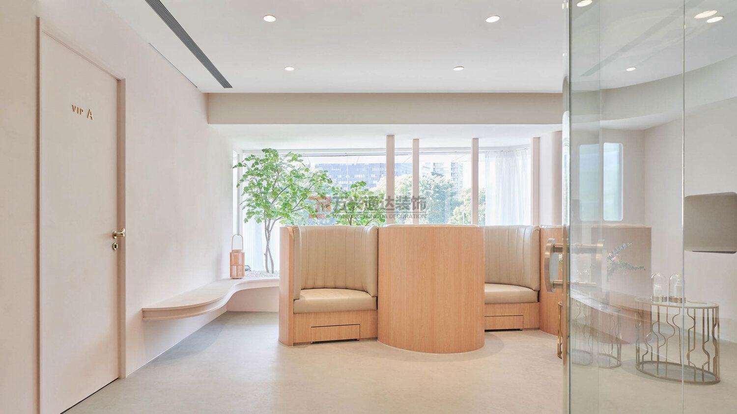 北京万兴通达办公装修项目-王君瑜医美诊所美容院装修效果图装修效果图