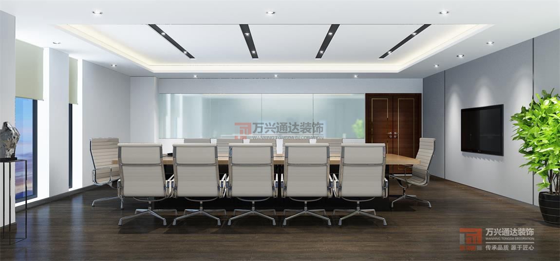 北京万兴通达办公装修项目-京茂香源装修效果图