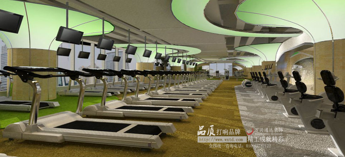 某健身会所装修效果图