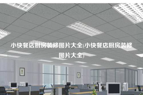 小快餐店厨房装修图片大全(小快餐店厨房装修图片大全)