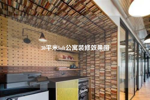 30平米loft公寓装修效果图