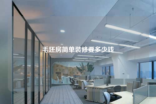 毛坯房简单装修要多少钱