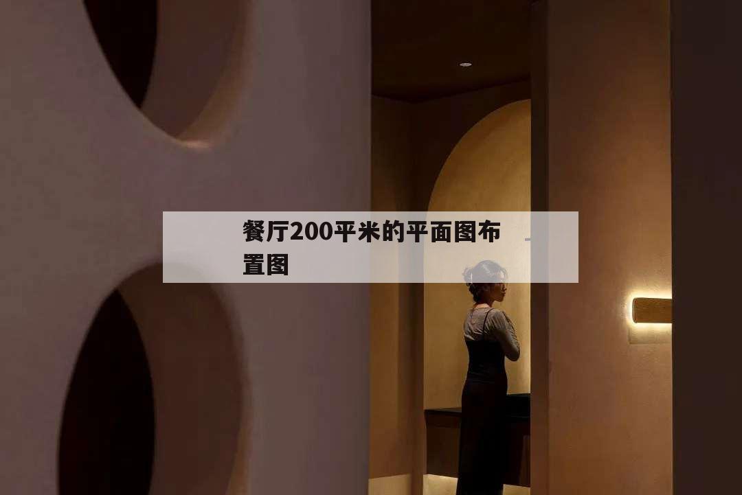 餐厅200平米的平面图布置图,主题餐厅平面图200平方米