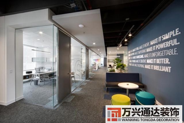 办公室装修效果图小型办公室装修效果图_万兴办公室装修公司