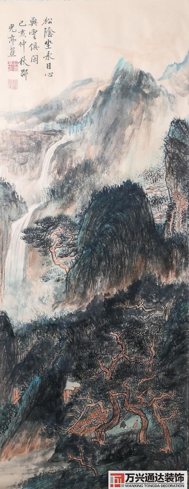 风水画油画风水画油画大全图