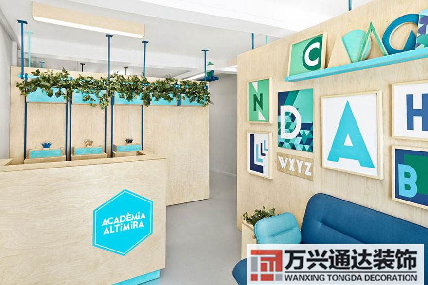 英语培训机构装修图少儿英语机构装修图片