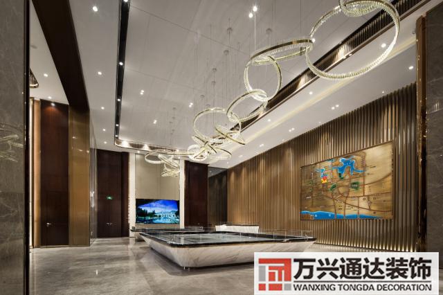 房地产售楼部装修房地产售楼部装修图纸标的砖饰面是什么材料