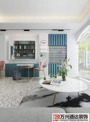 美甲店面装修效果图大全美甲美容店装修效果图大全