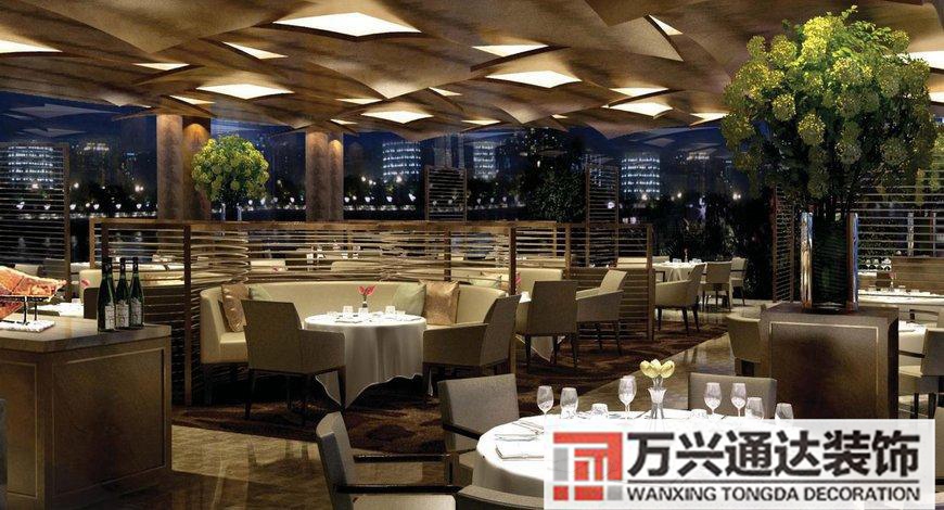 酒店餐厅装修酒店餐厅装修找领匠装饰在哪里