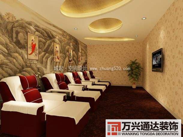 足浴按摩店装修效果图足浴店装修效果图大全 包间