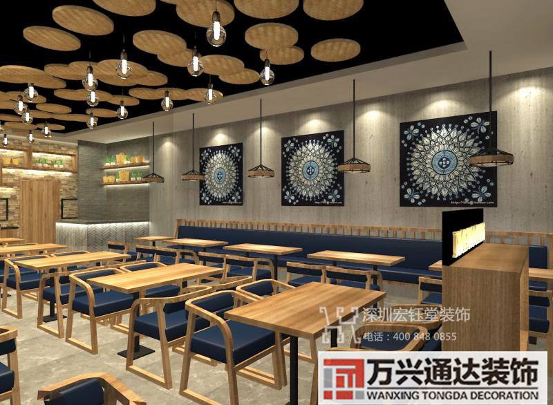 连锁餐厅装修连锁中餐厅装修